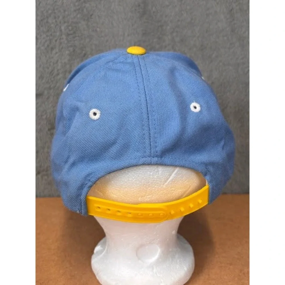 UCLA Bruins‎ Zephyr Snapback Hat Light Blue Yellow Wool Blend Flat Brim Cap